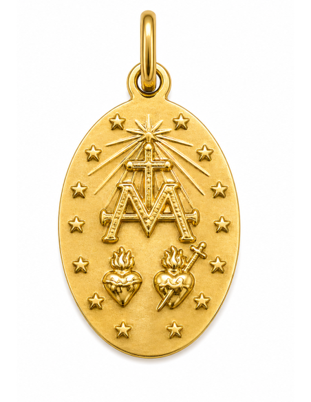Medalla La Milagrosa -  Oro Amarillo 18k
