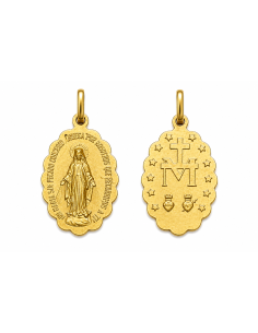 Medalla La Milagrosa -  Oro Amarillo 18k