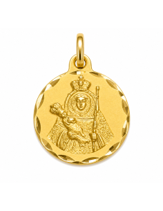 Medalla Santa Candelaria - Oro Amarillo 18K