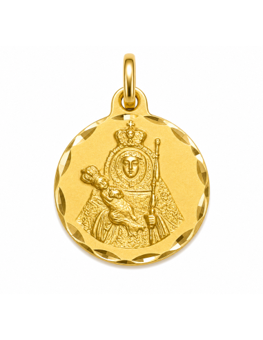 Medalla Santa Candelaria - Oro Amarillo 18K
