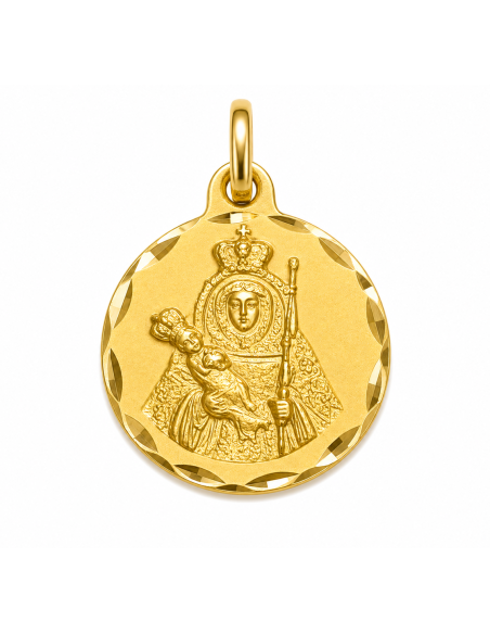 Medalla Santa Candelaria - Oro Amarillo 18K