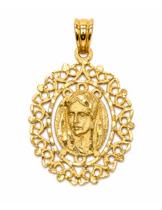 Medalla Santa Macarena - Oro Amarillo 18k