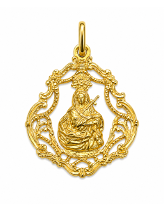 Medalla Virgen de los Dolores de Gáldar - Oro Amarillo 18k
