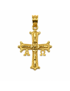 Colgante Cruz de Covadonga  - Oro Amarillo18k