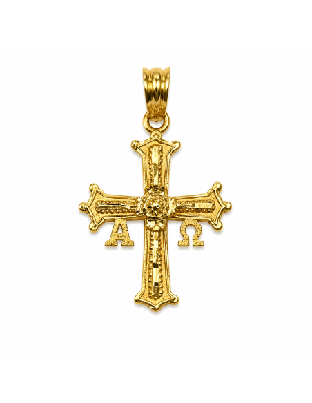 Colgante Cruz de Covadonga  - Oro Amarillo18k