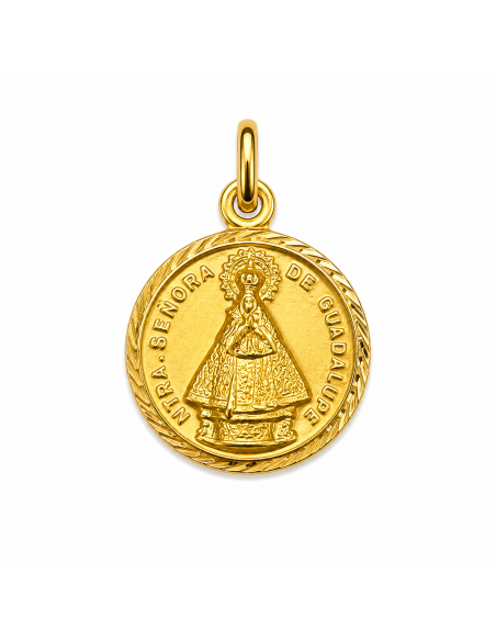 Medalla Nuestra Señora de Guadalupe - Oro Amarillo 18k