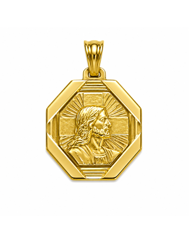 Medalla Corazón de Jesús - Oro Amarillo 18K