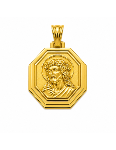 Medalla Corazón de Jesús - Oro Amarillo 18K