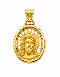 Medalla Corazón de Jesús - Oro Amarillo 18K