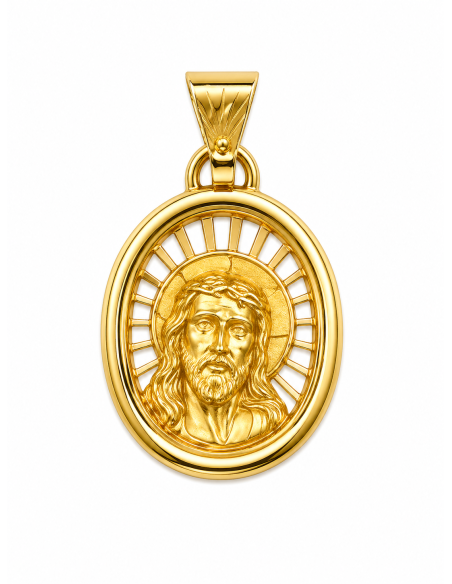 Medalla Corazón de Jesús - Oro Amarillo 18K