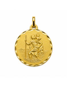 Medalla San Cristóbal - Oro Amarillo 18k