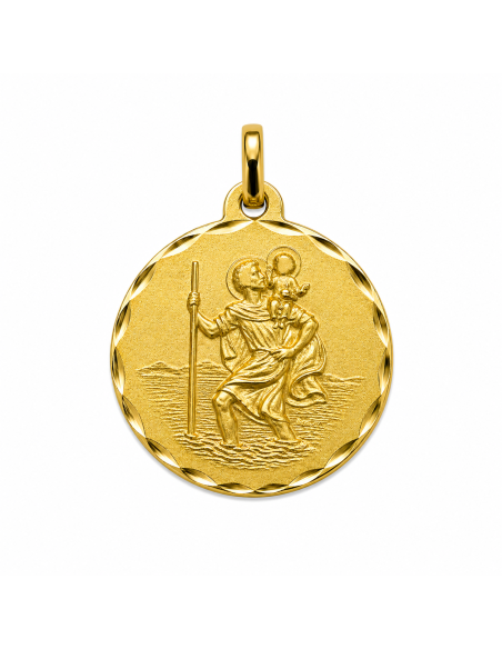 Medalla San Cristóbal - Oro Amarillo 18k