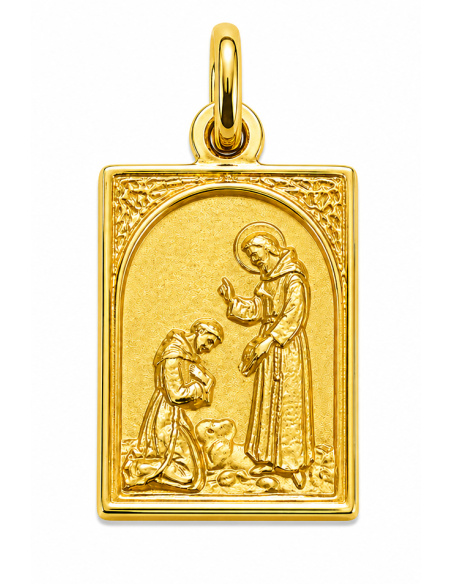 Medalla San Francisco - Oro Amarillo 18k