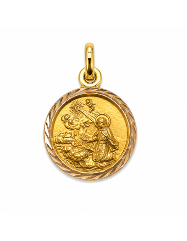 Medalla nacimiento de Jesús (Natividad) - Oro Amarillo 18k