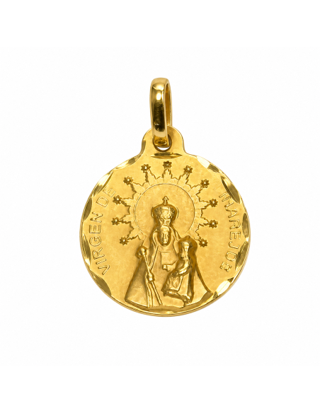 Medalla Virgen de Linarejos - Oro Amarillo 18k
