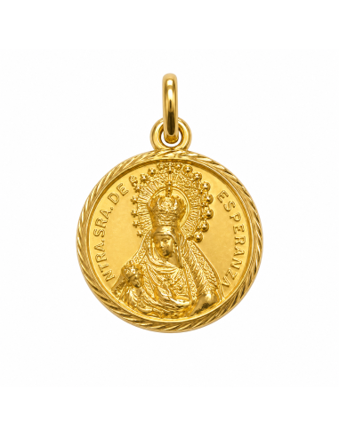 Medalla Virgen de la Esperanza - Oro Amarillo 18K