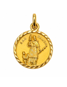 Medalla San Ramón - Oro Amarillo 18K