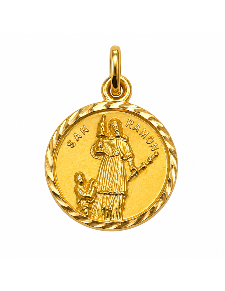 Medalla San Ramón - Oro Amarillo 18K