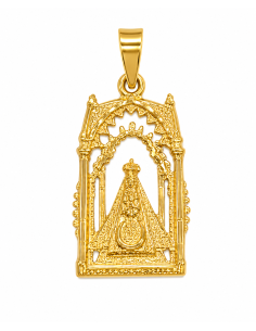 Medalla Virgen de la sierrra Andas  - Oro Amarillo 18k
