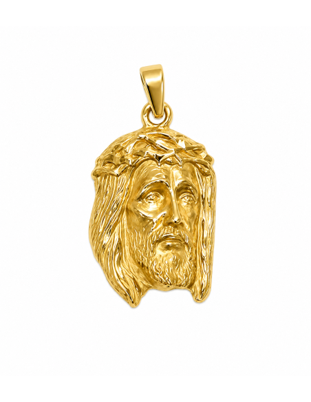 Colgante Cabeza de Cristo - Oro Amarillo 18K