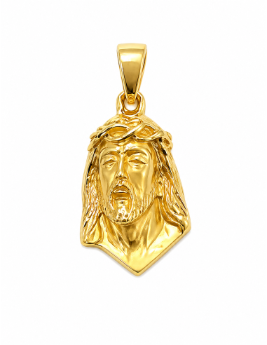 Colgante Cabeza de Cristo - Oro Amarillo 18K