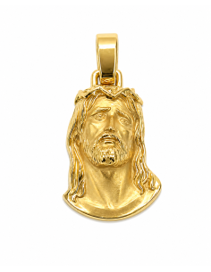 Colgante Cabeza de Cristo - Oro Amarillo 18K