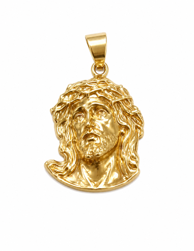 Colgante Cabeza de Cristo - Oro Amarillo 18K