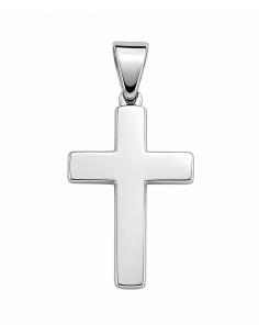 Colgante Cruz  - Oro Blanco 18 K