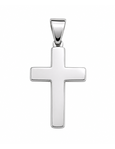 Colgante Cruz  - Oro Blanco 18 K
