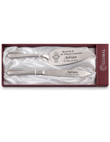 Estuche Cuchillo y Pala para Tarta de Acero...