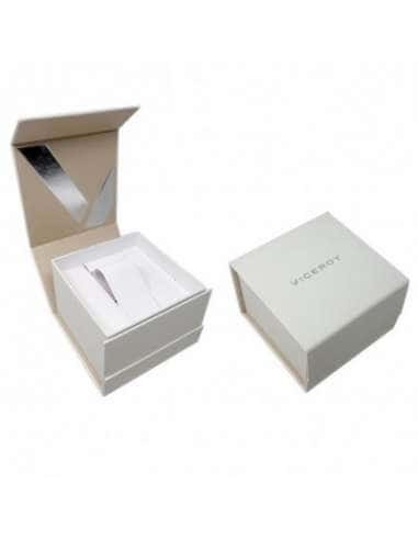 Reloj para Mujer de Acero Plateado con...