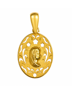 Medalla Virgen Niña - Oro Amarillo 18K