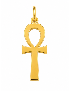 Colgante Cruz de la vida - Oro Amarillo 18K
