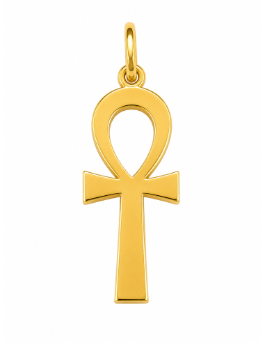 Colgante Cruz de la vida - Oro Amarillo 18K
