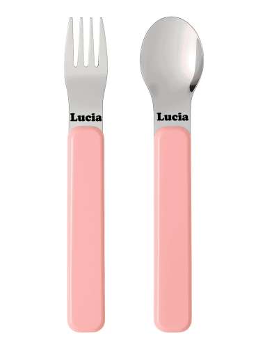 Cubierto Infantil 2 Piezas Oso sobre Luna con...