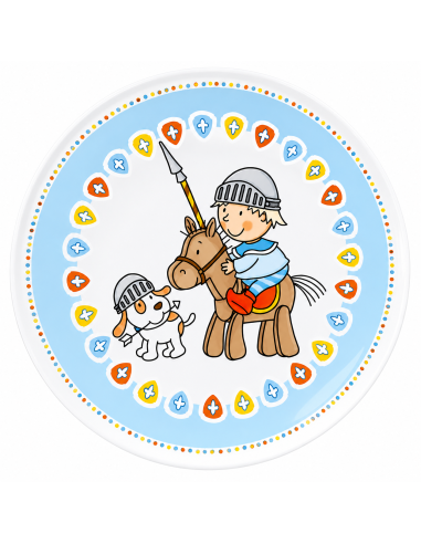 Vajilla Infantil Miko-Caballero 7 Piezas...
