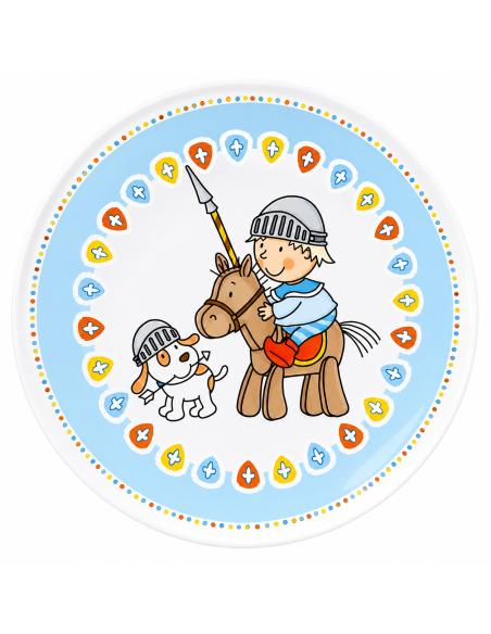 Vajilla Infantil Miko-Caballero 7 Piezas (Grabado incluido) - Puresings LU6088