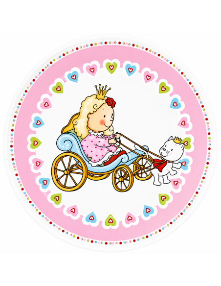 Vajilla Infantil princesa Nelia de 7 Piezas (Grabado incluido) - Puresings LU6082
