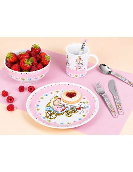 Vajilla Infantil princesa Nelia de 7 Piezas (Grabado incluido) - Puresings LU6082