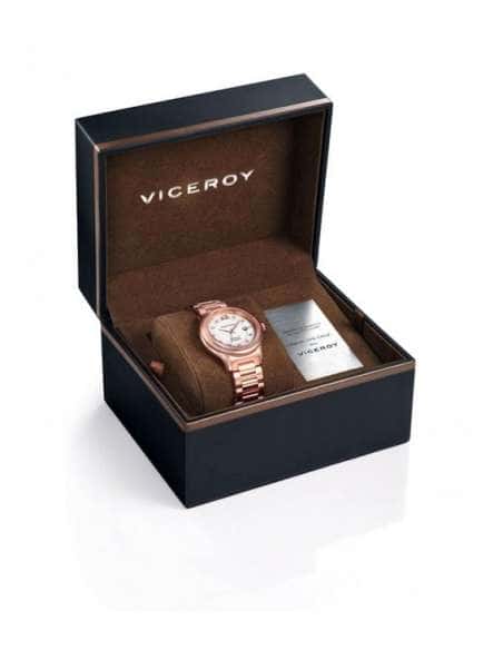 Reloj para Mujer de Acero Plateado con Diamantes y Cristal de Zafiro- Viceroy 47890-85