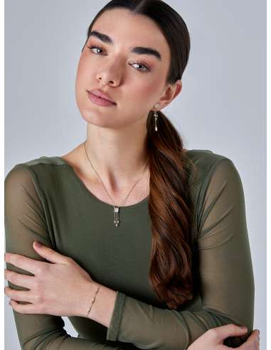 Pendientes para Mujer Largos con Circonitas y...