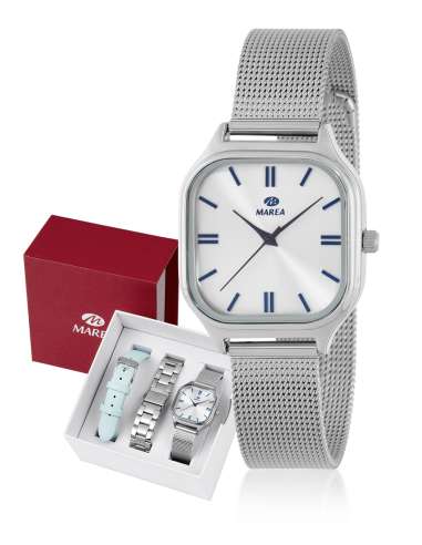 Reloj para Mujer Analogico de Acero Triple Correa- Marea B41437/1