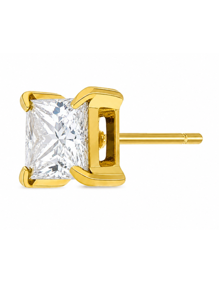Pendiente para Hombre Solitario de Caballero con Circonita - Marea D00101/51