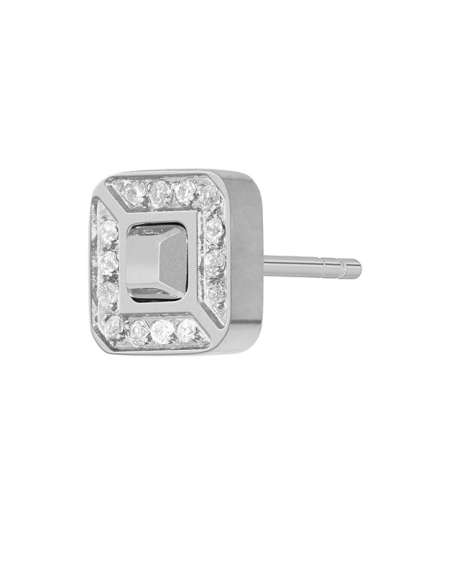 Pendiente para Hombre Solitario de Caballero con Circonitas - Marea D00101/54