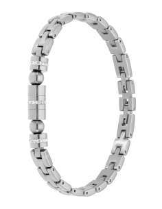 Pulsera para Hombre con Circonitas Blancas y Acero - Marea C00103/511