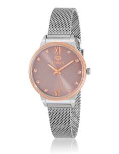 Reloj para Mujer de Acero Bicolor con Malla Milanesa - Marea B41414/2
