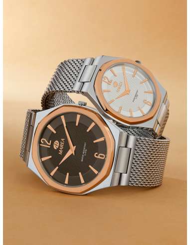 Reloj para Mujer de Acero Bicolor con Malla...