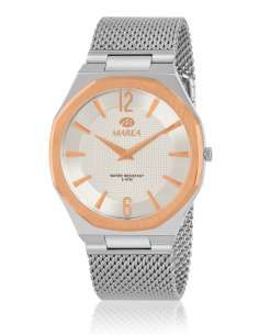 Reloj para Hombre Bicolor con Malla Milanesa - Marea B54309/3
