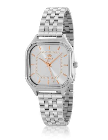 Reloj para Mujer de Acero con Caja Cuadrada - Marea B41381/1