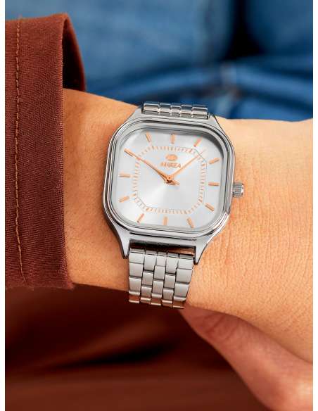 Reloj para Mujer de Acero con Caja Cuadrada - Marea B41381/1